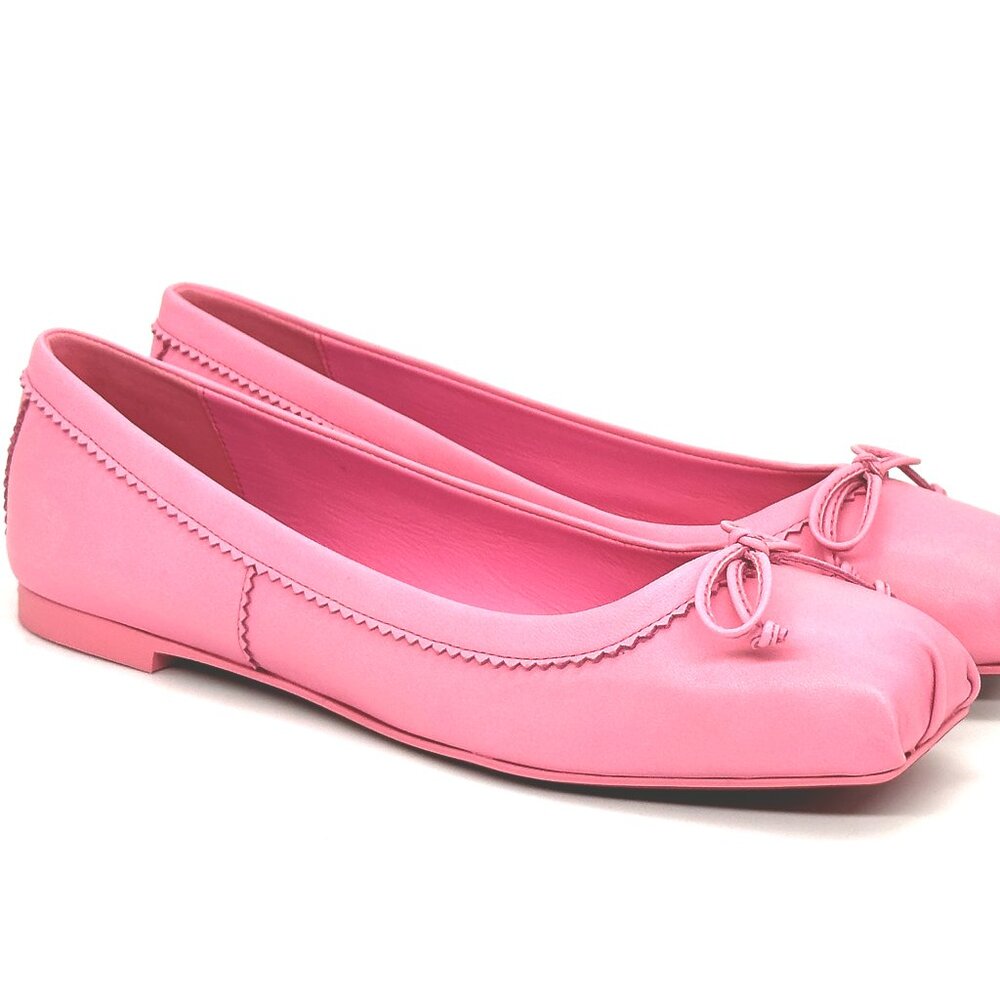 Christian Louboutin MAMADRAGUE Leather Ballerina Ballet Flat Shoes Calipso - Picture 7 of 13